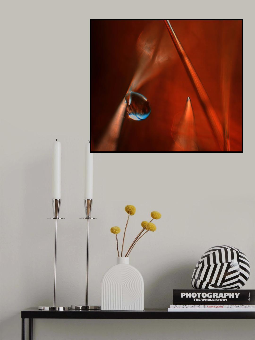 En droppe, ett ögonblick. Poster och Canvastavla