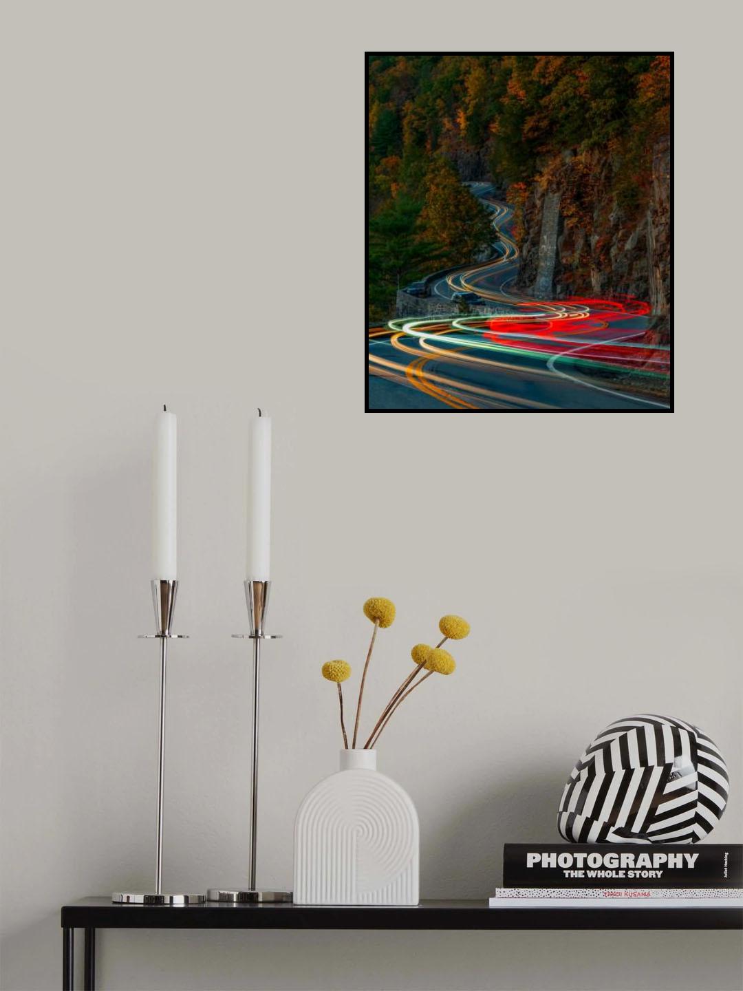 Winding road Poster och Canvastavla