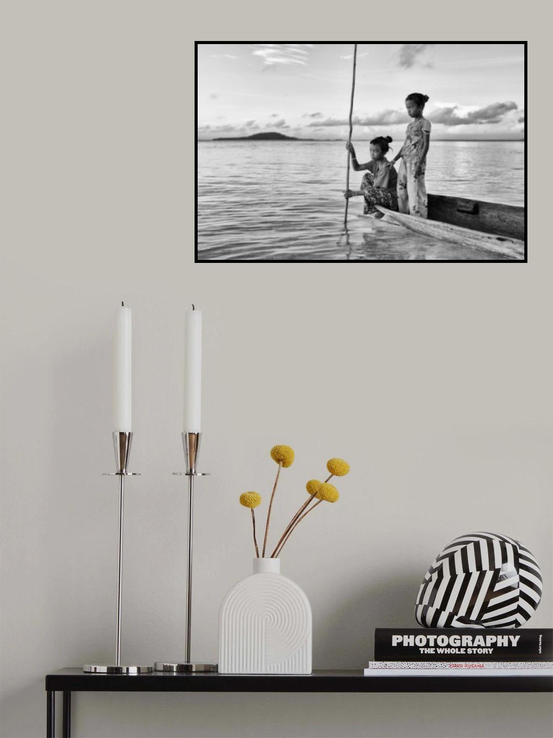 Life on the Water Poster och Canvastavla