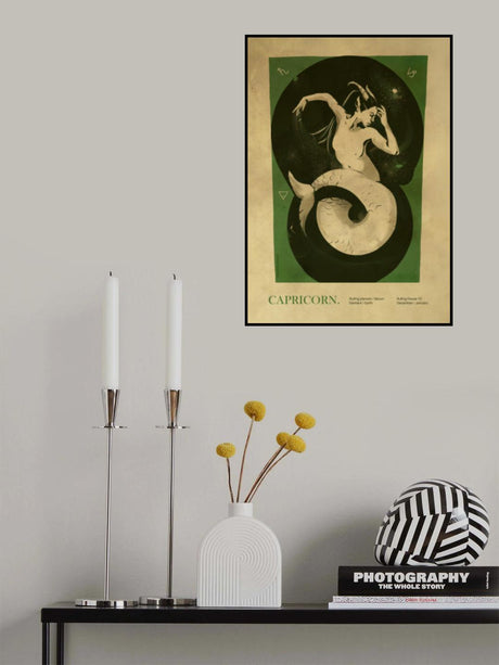 Capricorn print Poster och Canvastavla