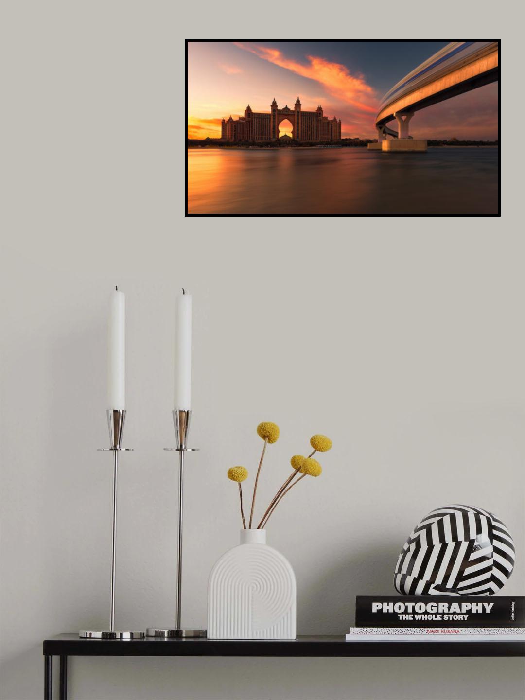 Atlantis Sunset Poster och Canvastavla