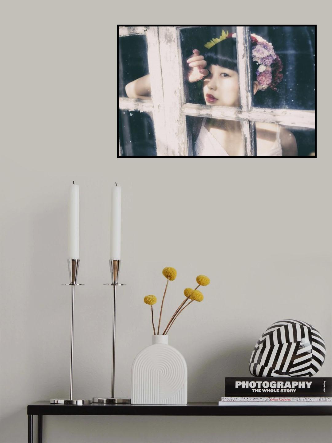 Flower Girl Poster och Canvastavla