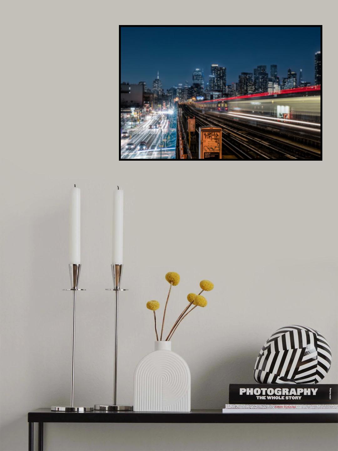 NYC Subway Poster och Canvastavla