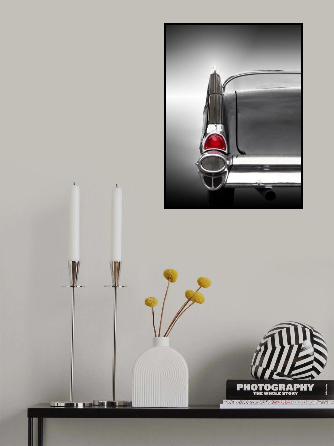US classic car 1957 Bel Air Poster och Canvastavla