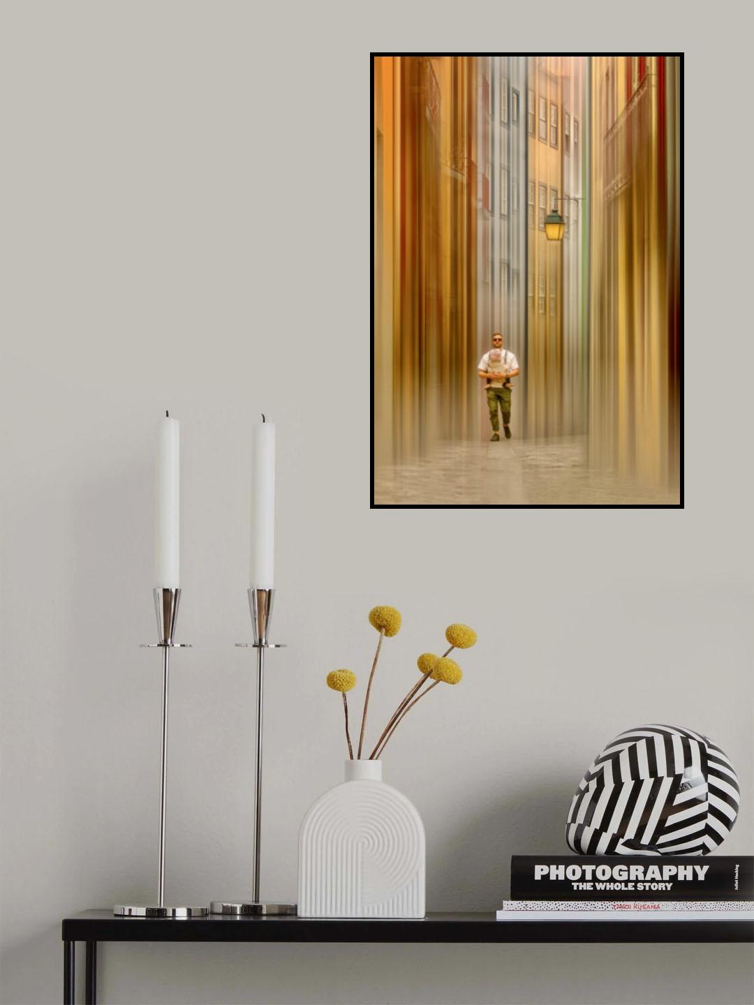 Travel with Daddy Poster och Canvastavla