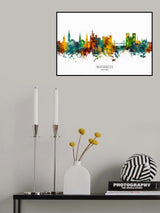 Inverness Scotland Skyline Poster och Canvastavla