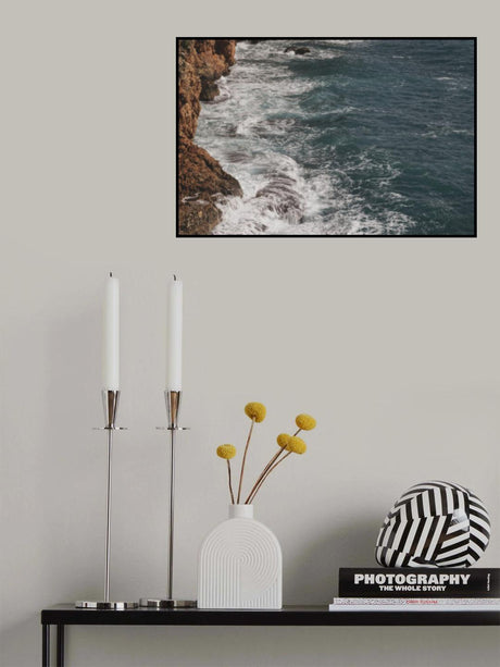 sea waves and rocks Poster och Canvastavla
