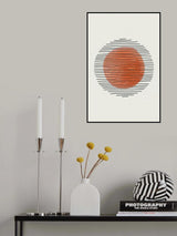 Orange Watercolor Shapes Series #2 Poster och Canvastavla