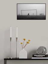 Football in fog Poster och Canvastavla
