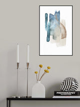 Atlantic Blue Abstract-2 Poster och Canvastavla