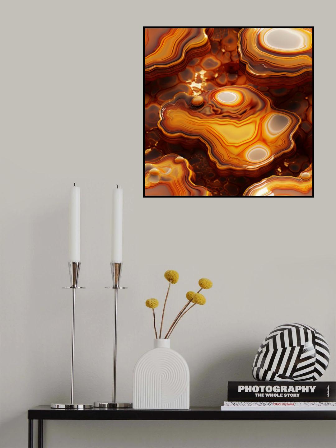 Agate 49 Poster och Canvastavla