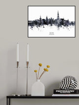 Bern Switzerland Skyline Poster och Canvastavla