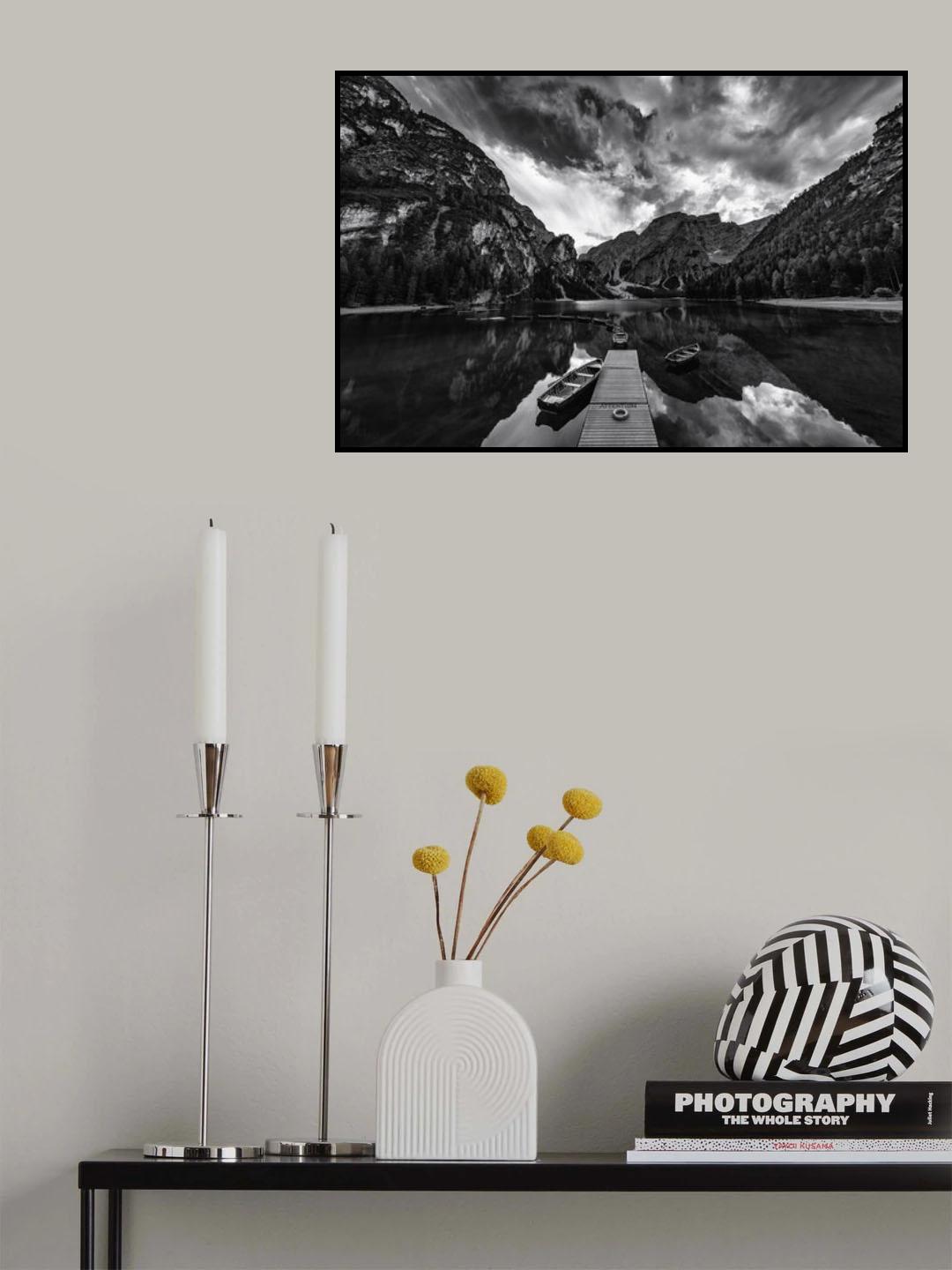 braies' shades of grey Poster och Canvastavla