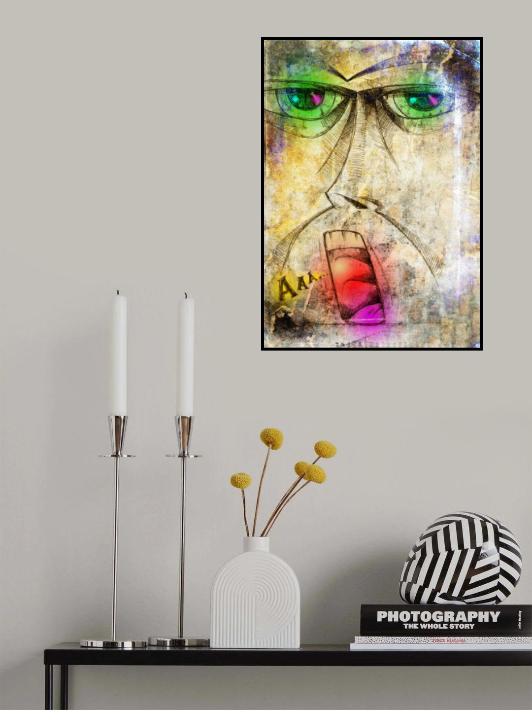 The scream art Poster och Canvastavla