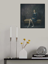girl with blue dress Poster och Canvastavla