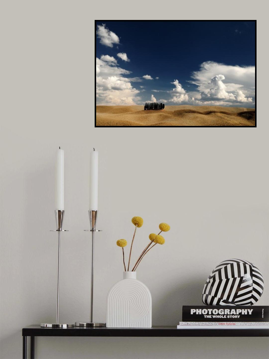 Desert  Land Poster och Canvastavla