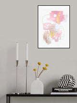 Rose and Gold Light 3 Poster och Canvastavla