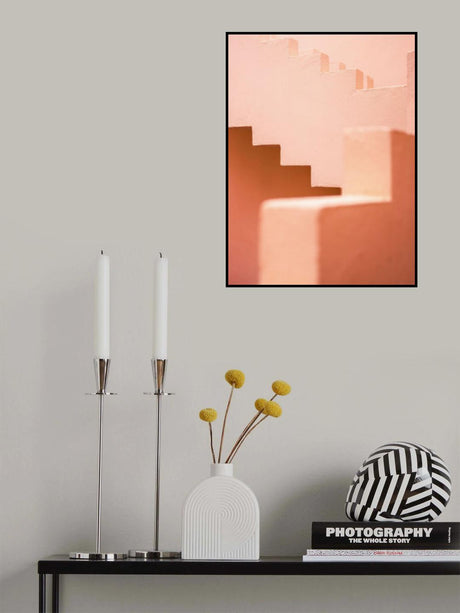 La Muralla Roja Pink Poster och Canvastavla