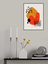 Mid Century Kiss.png Poster och Canvastavla