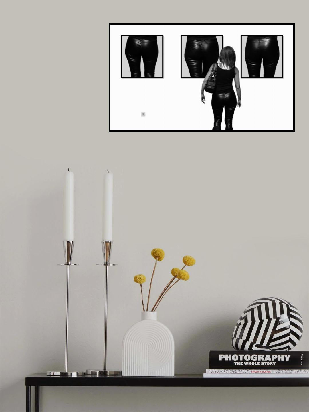 Hey, surprise! Same trousers like me...! Poster och Canvastavla