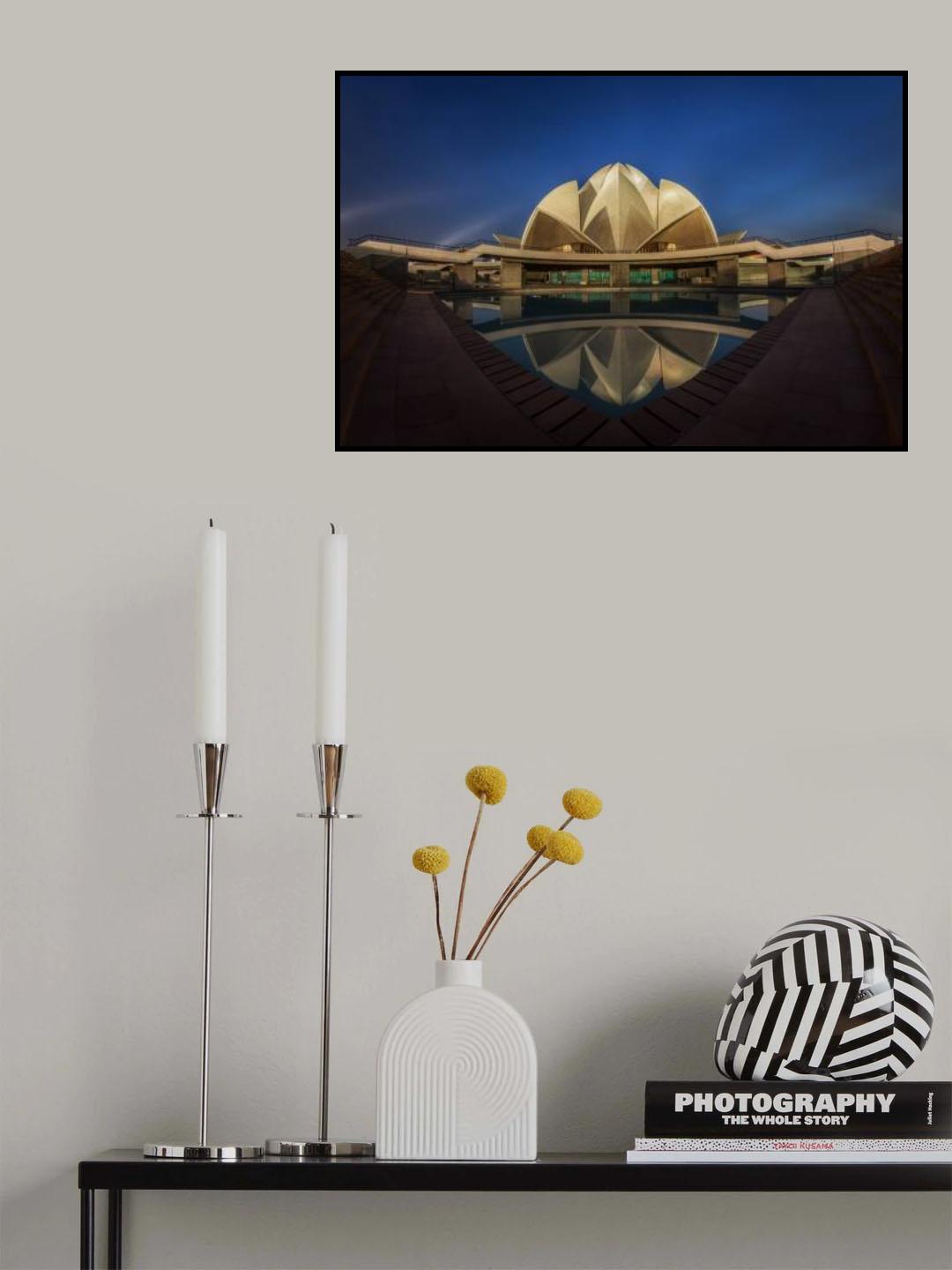 "A Lotus Shines..." Poster och Canvastavla