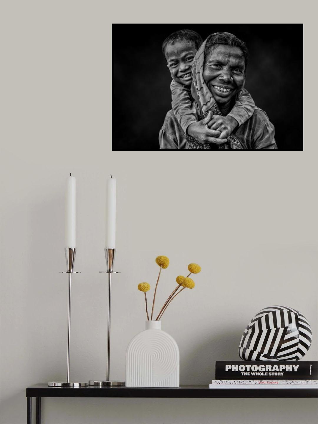 CANDID SMILE Poster och Canvastavla