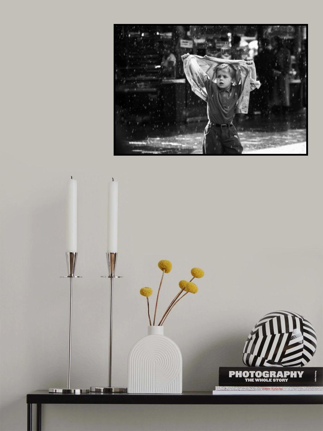 Raindrops keep falling on my head (from the series "Childhoods") Poster och Canvastavla