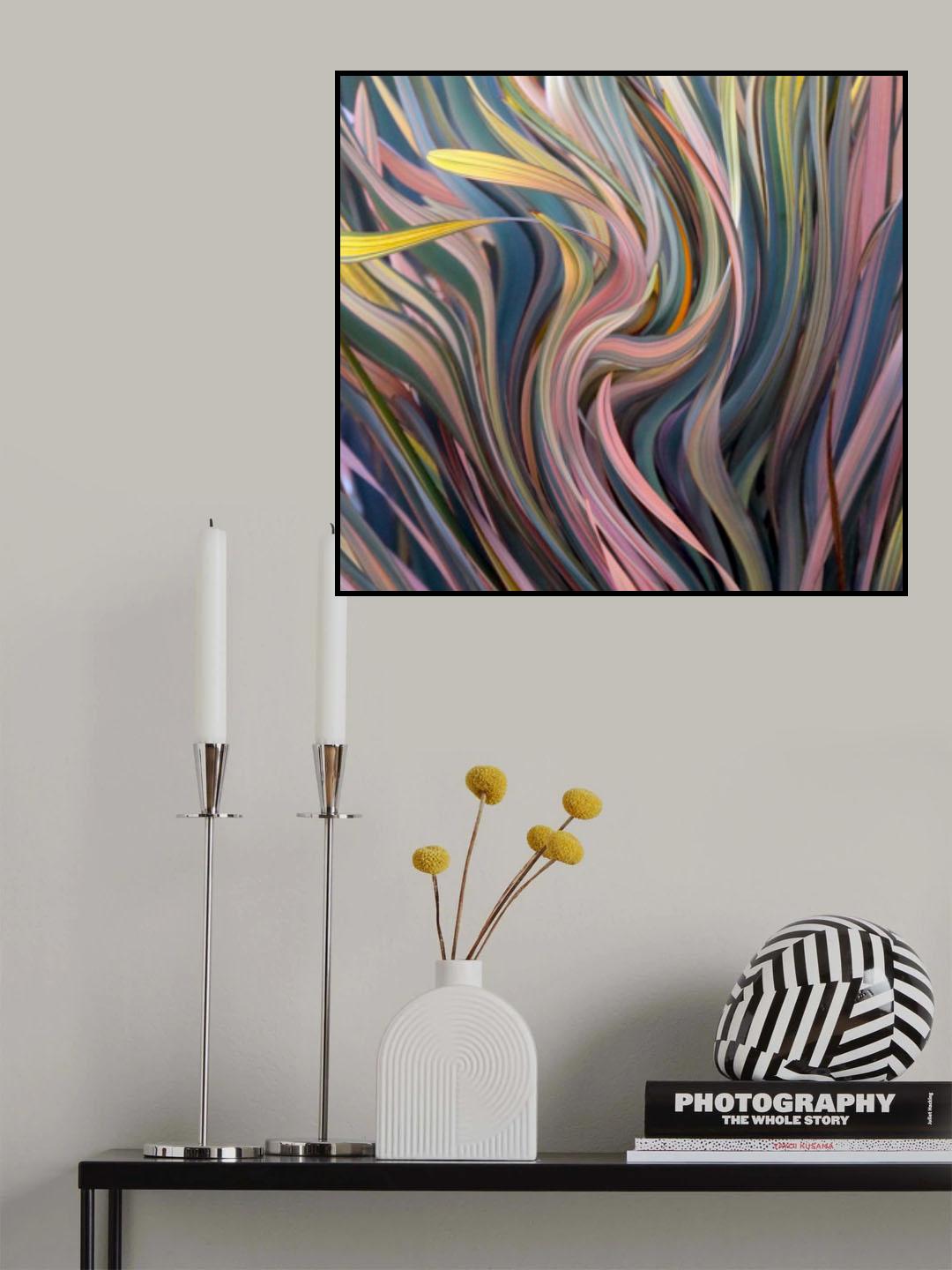 Dancing Pastels Poster och Canvastavla