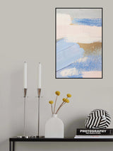 Brush Strokes Abstract Painting Poster och Canvastavla