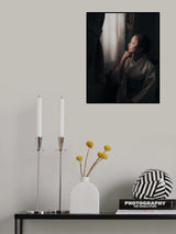 Woman lost in thought Poster och Canvastavla