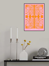 Pattern Bizarre Tropical Palm Leaf Poster och Canvastavla