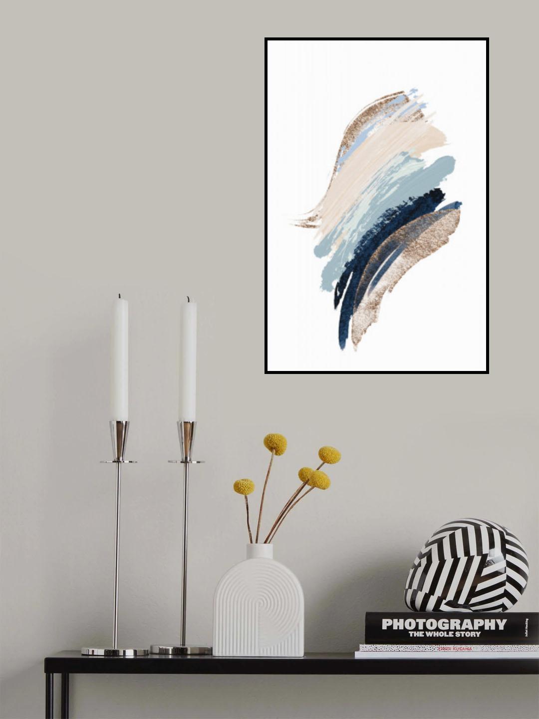 Smooth Shapes-1 Poster och Canvastavla