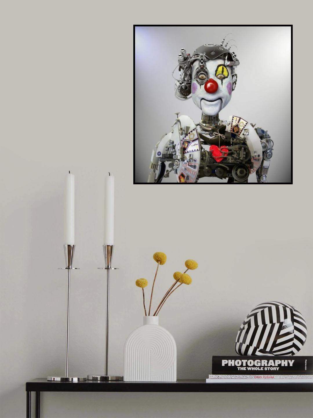 Electronic Clown Poster och Canvastavla