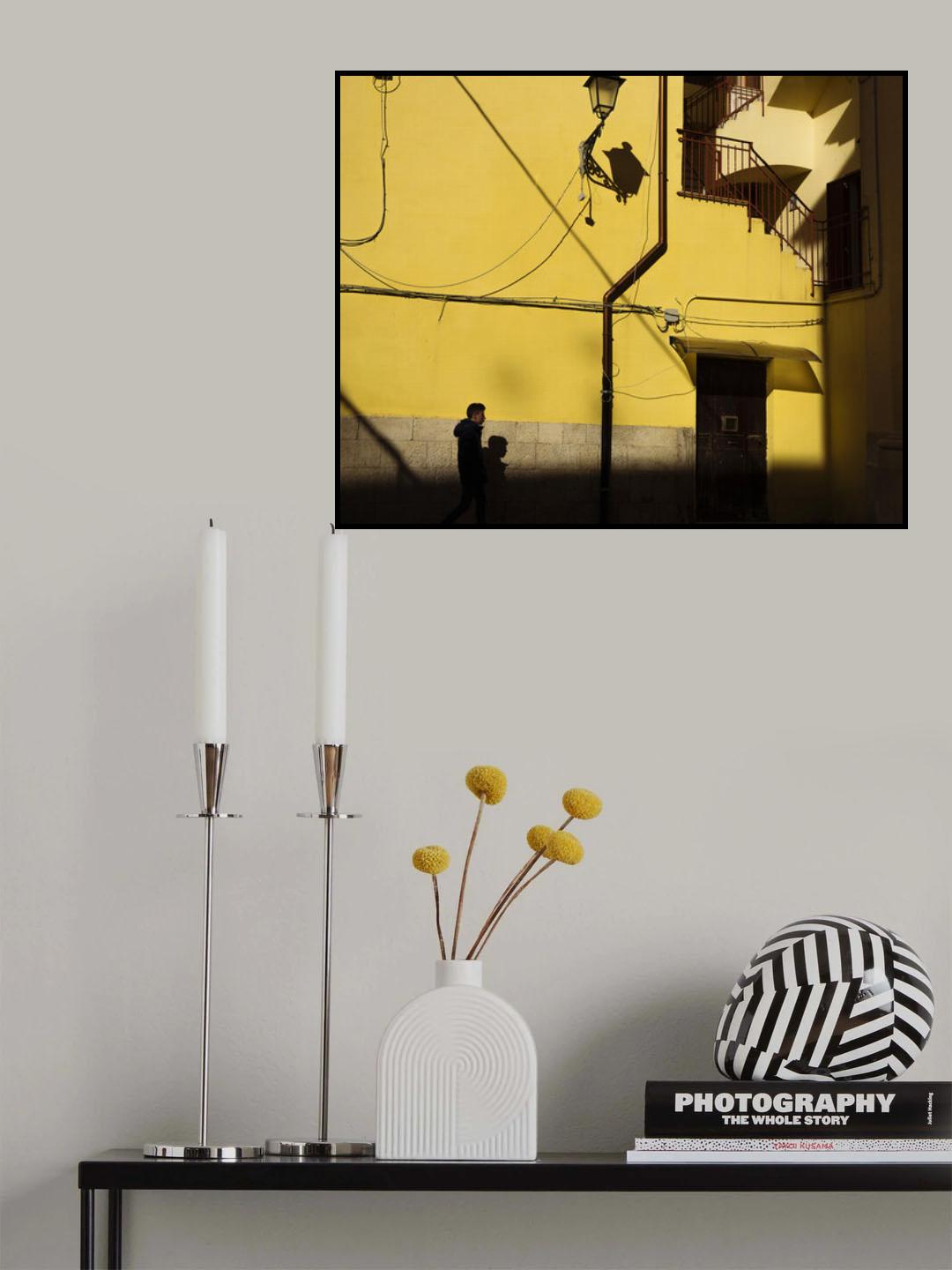 In yellow Poster och Canvastavla
