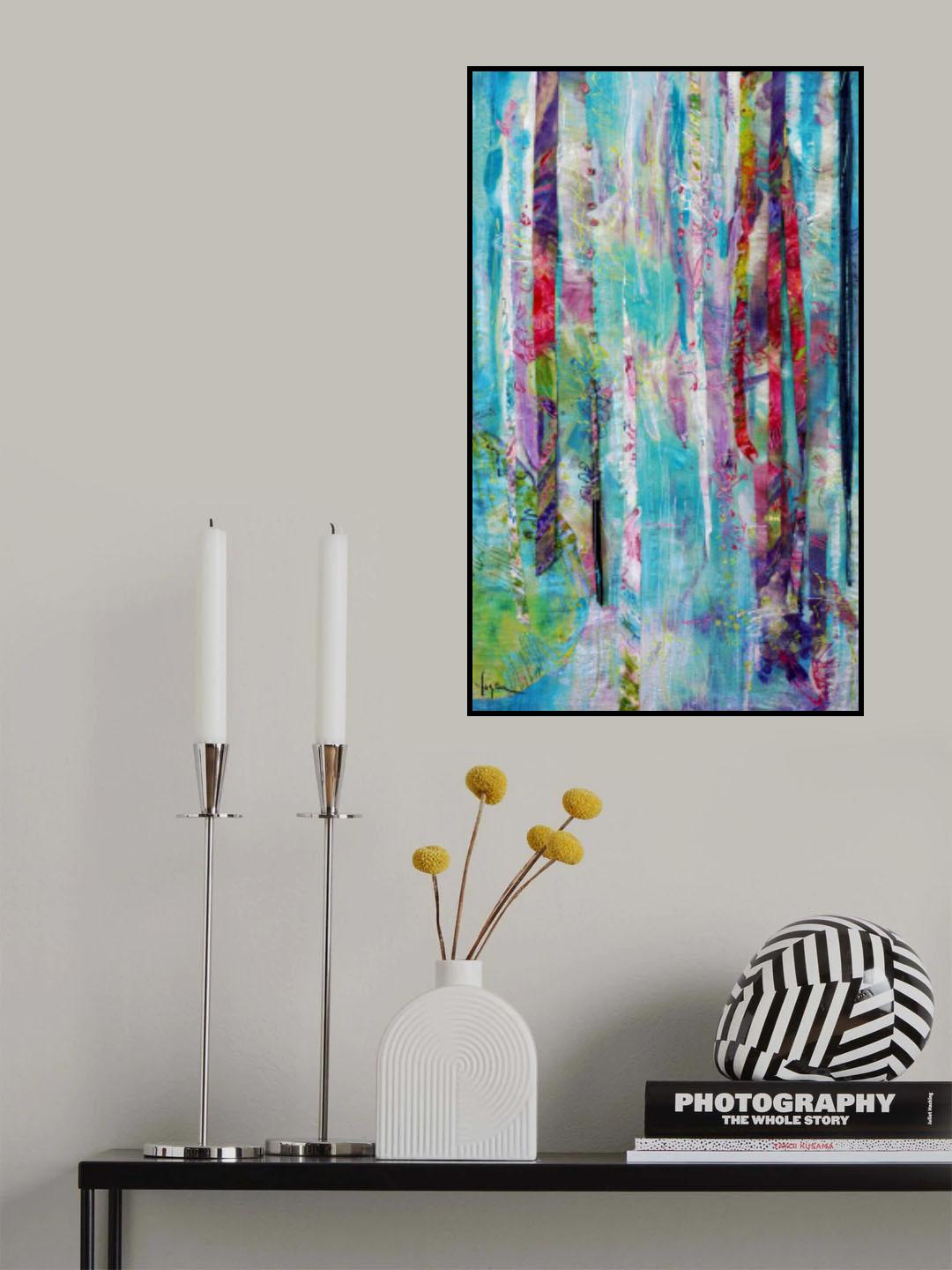 Df966 Bloomshimmersparklei Poster och Canvastavla