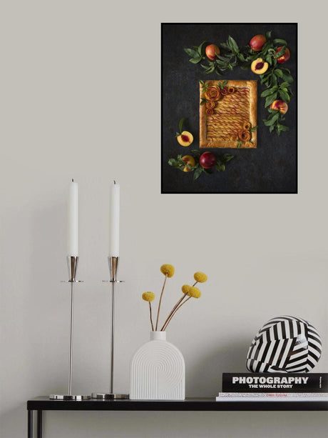 Peach roses tart Poster och Canvastavla