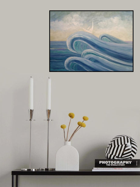 Crowning the Waves Poster och Canvastavla