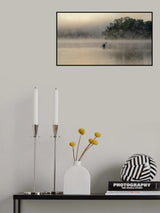 Kayaking in the Fog Poster och Canvastavla