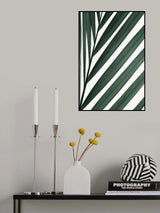 Graphic palm leaf_3 Poster och Canvastavla