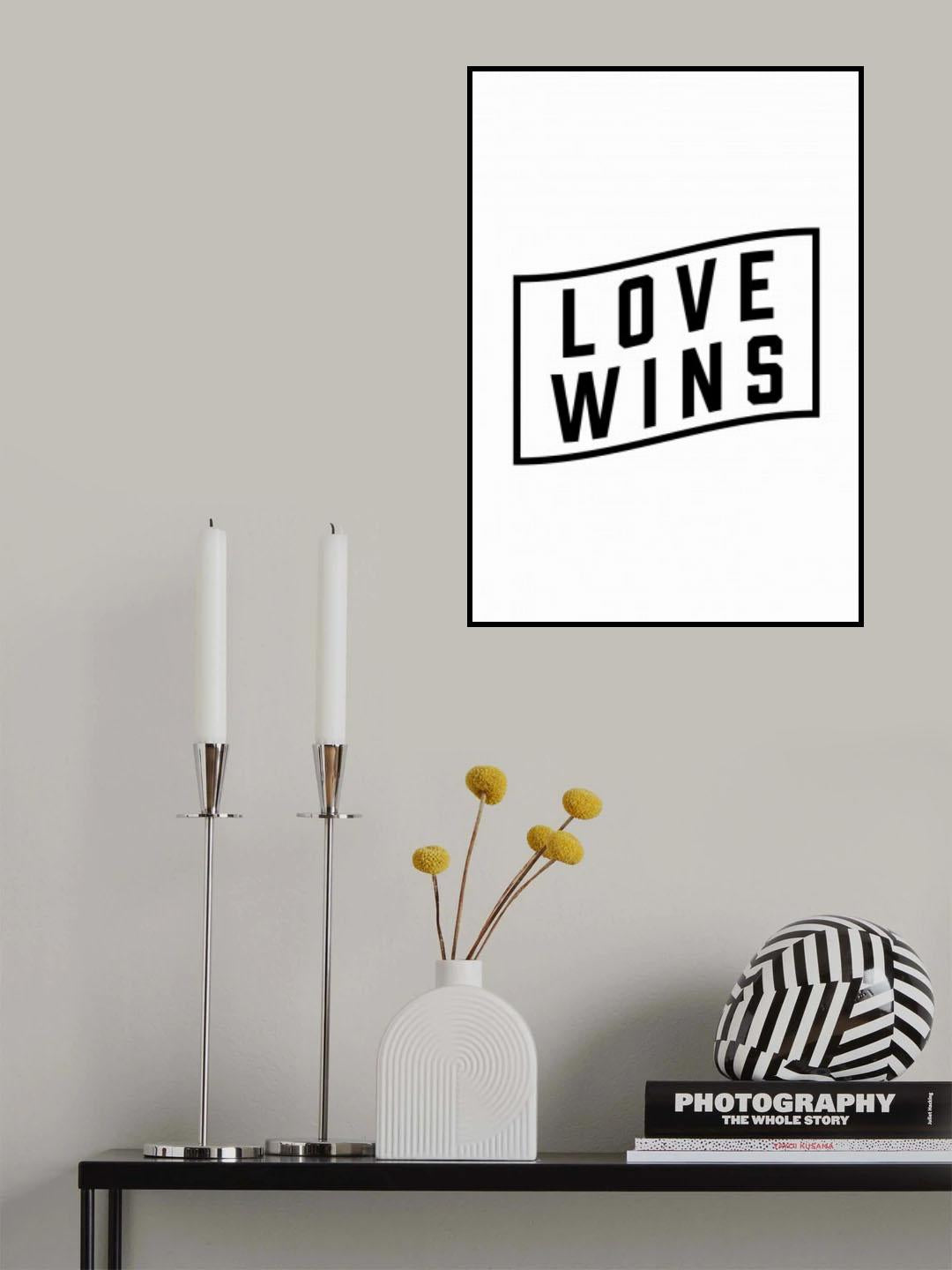 Love Wins Poster och Canvastavla