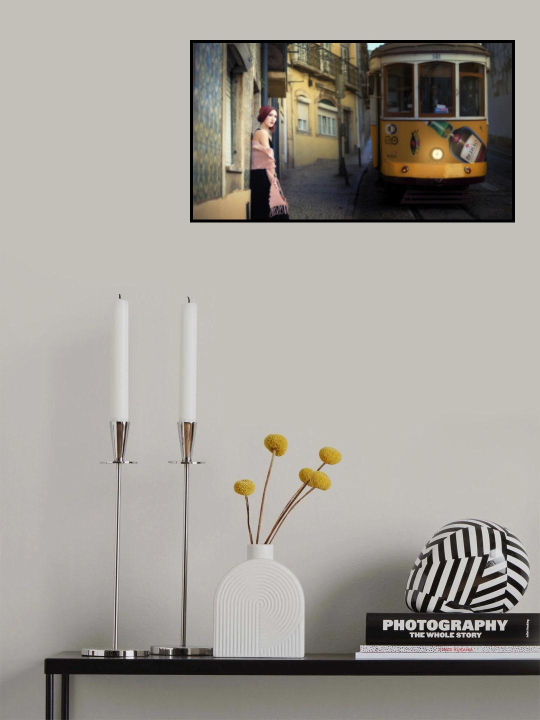 Street of Lisbon Poster och Canvastavla