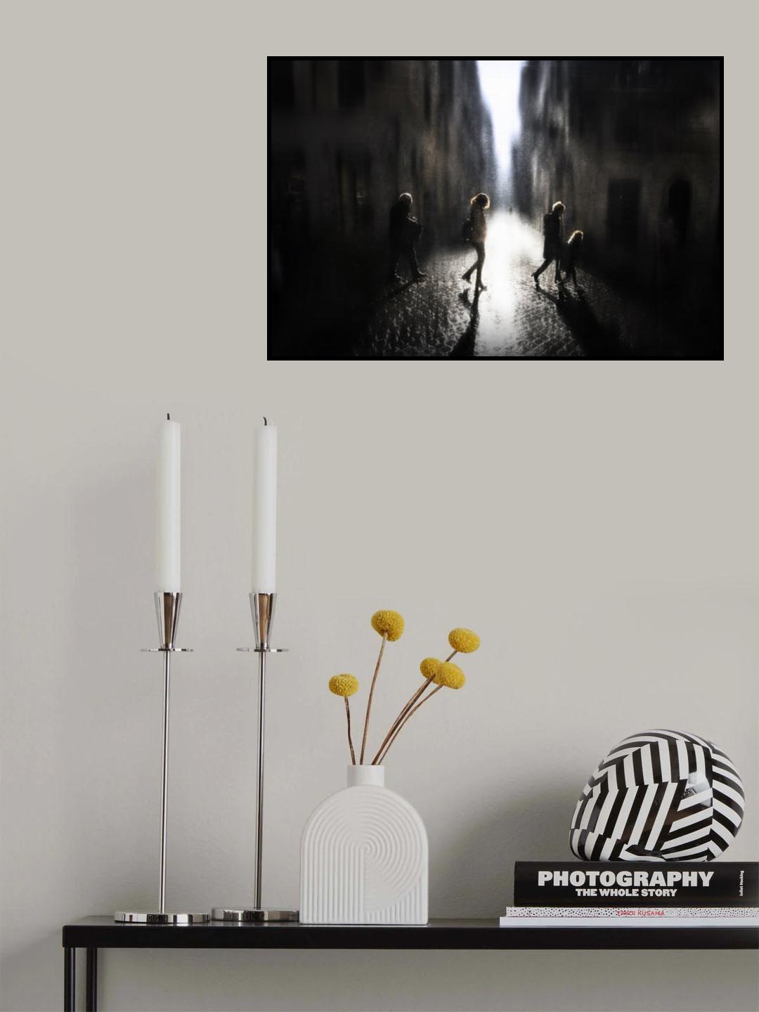 Backlight in the alley Poster och Canvastavla