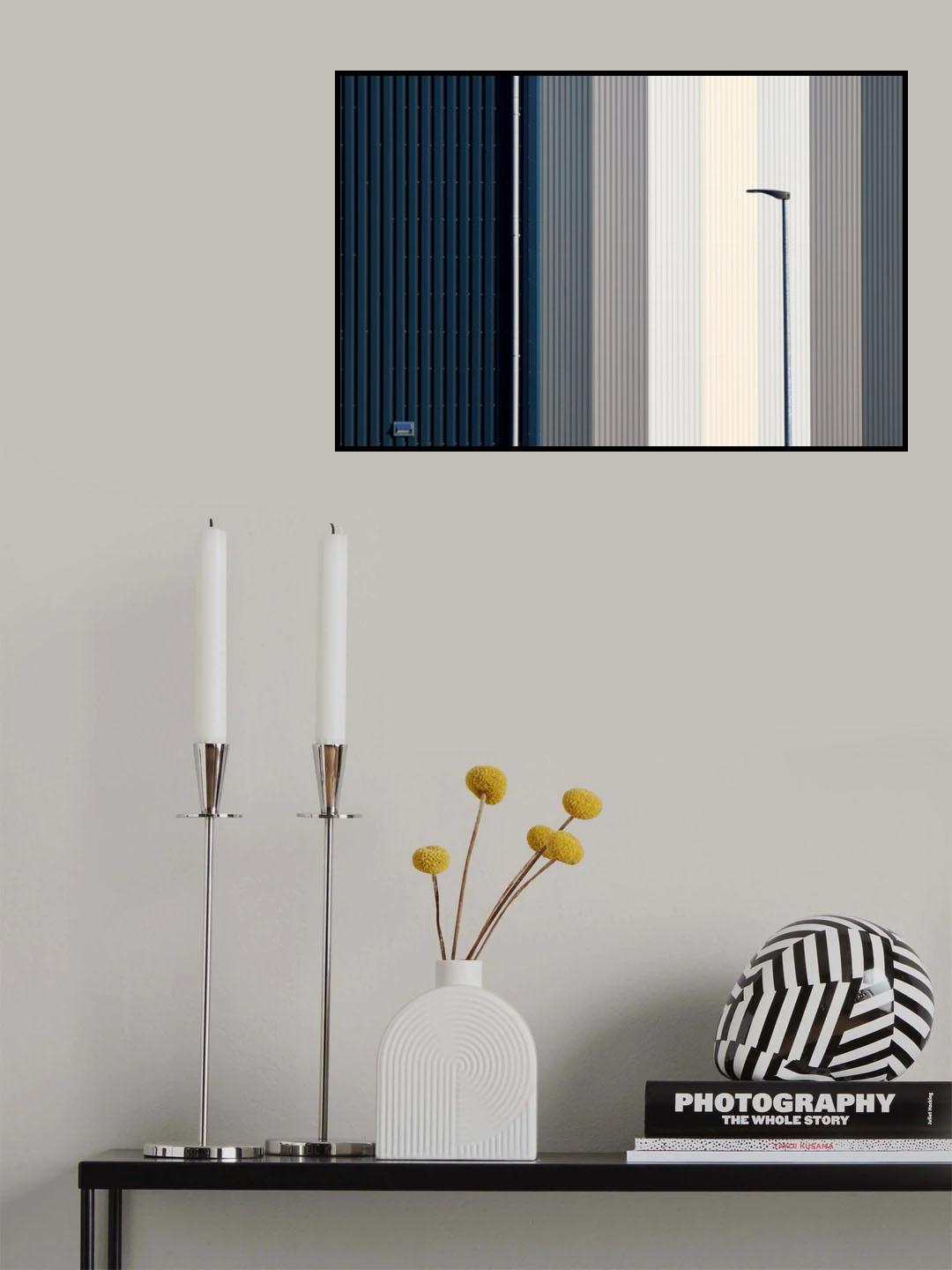 varel factory stripes Poster och Canvastavla