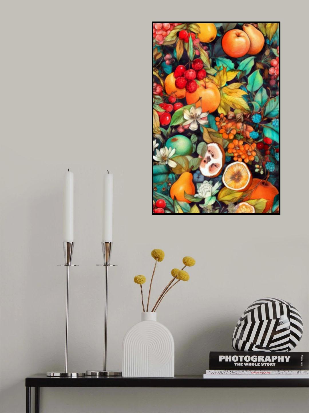 Flowers and fruits 3 Poster och Canvastavla