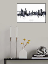 Ipswich England Skyline Poster och Canvastavla