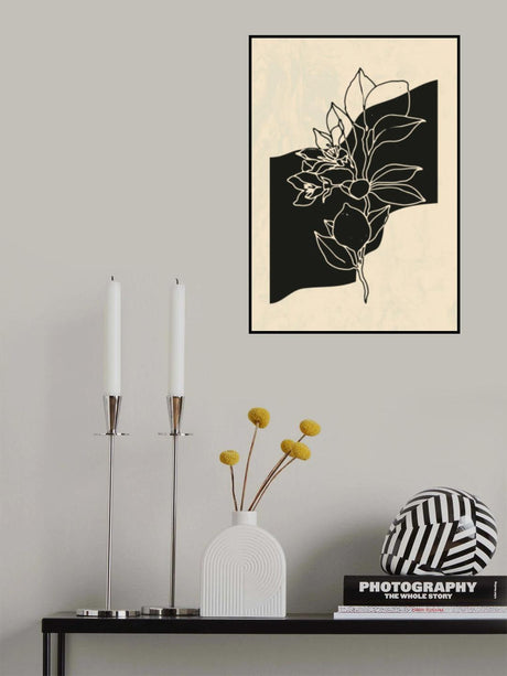 Abstract Flower 4 Poster och Canvastavla
