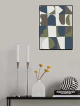 Mid Century Mosaic Poster och Canvastavla