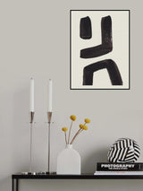 Ink Motif 30 Poster och Canvastavla