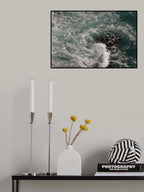 sea waves and rock Poster och Canvastavla