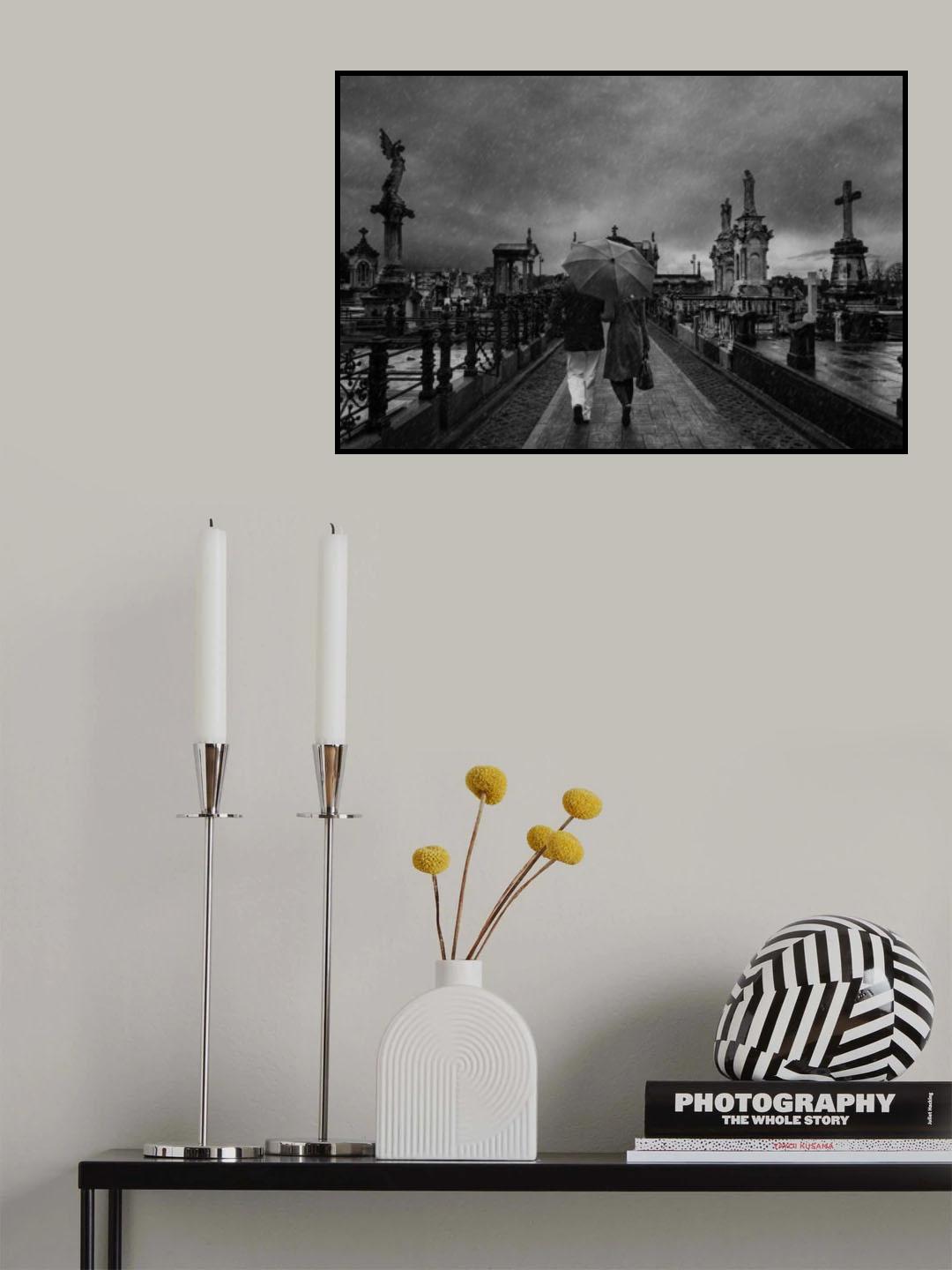 Sad walks Poster och Canvastavla